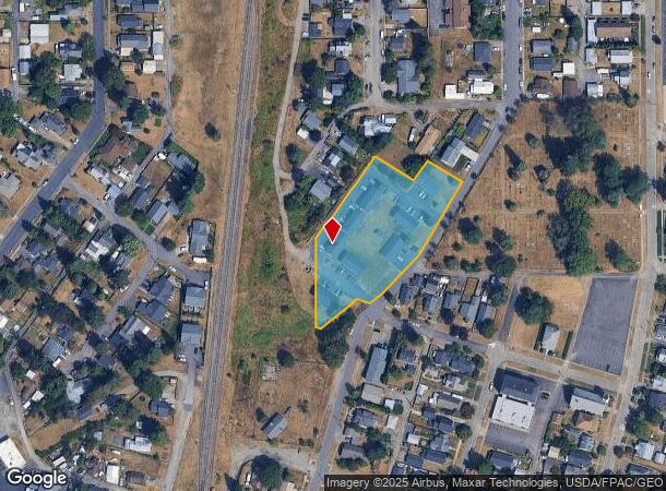 401 N Ash St, Centralia, WA Parcel Map
