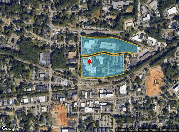  101 N Wilkinson Ave, Cary, NC Parcel Map