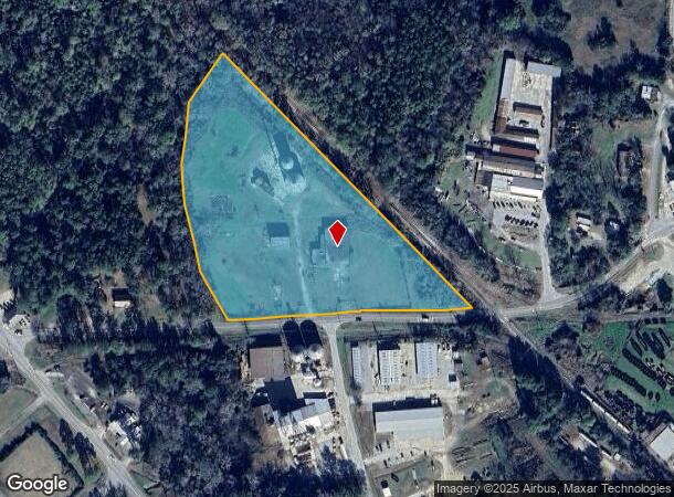 201 Industrial Rd, Sylvania, GA Parcel Map