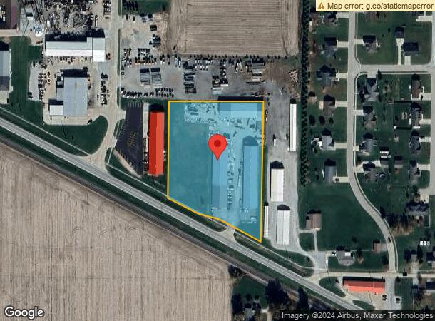  320 W Center St, Dieterich, IL Parcel Map