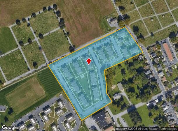 625 N Spring St, Middletown, PA Parcel Map