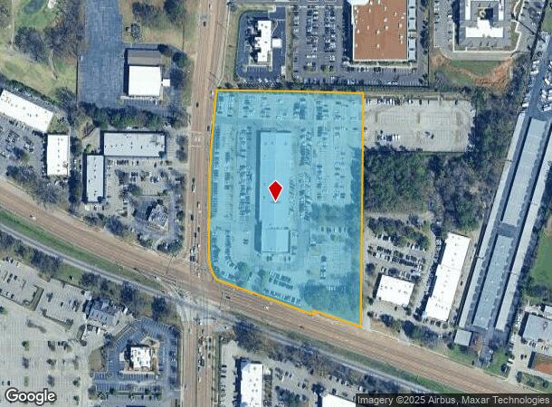  2082 W Poplar Ave, Collierville, TN Parcel Map