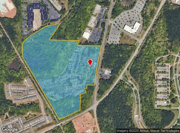 100 Cascade Falls Ln, Durham, NC Parcel Map