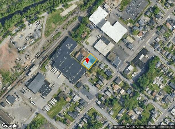  314 Pear St, Scranton, PA Parcel Map