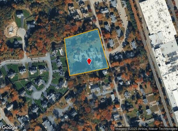 56 Baker St, Foxboro, MA Parcel Map