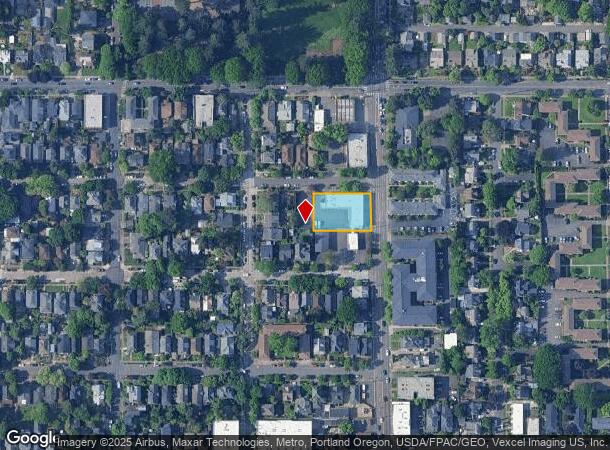 605 Se Cesar E Chavez Blvd, Portland, OR Parcel Map