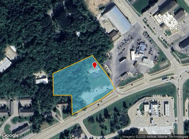  1242 W Fulton St, Waupaca, WI Parcel Map