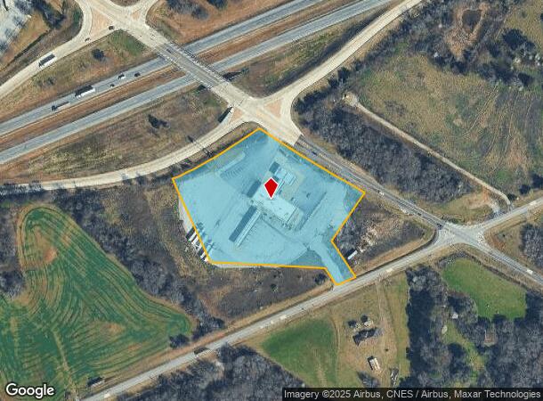  9961 Sandy Cross Rd, Carnesville, GA Parcel Map