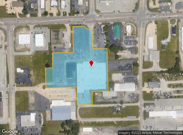 1383 E Pershing Rd, Decatur, IL Parcel Map