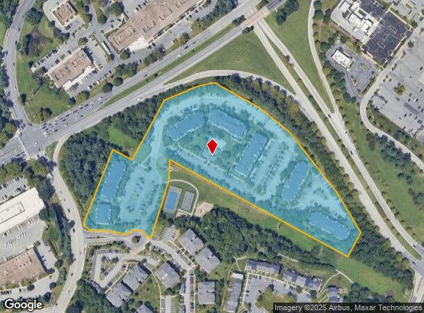  7030 Gentle Shade Rd, Columbia, MD Parcel Map