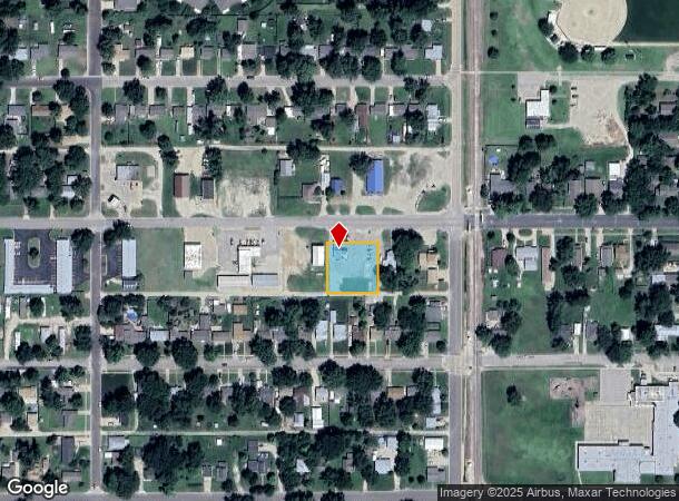  1213 Nw 3Rd St, Abilene, KS Parcel Map