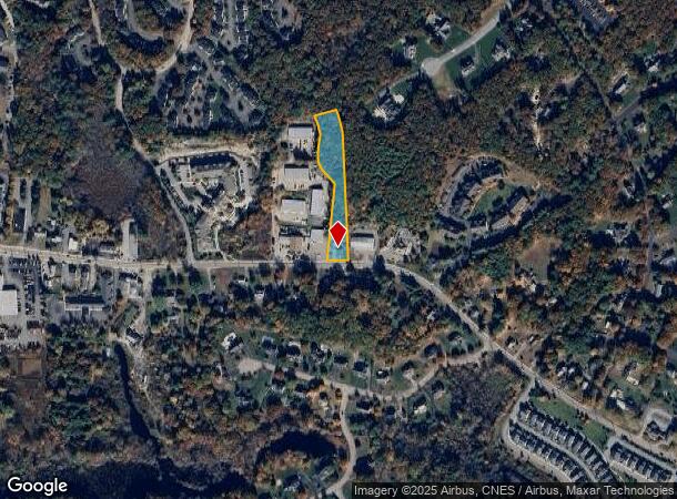 535 E Central St, Franklin, MA Parcel Map
