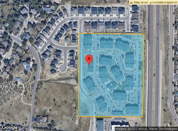  4441 Asher Hts, Colorado Springs, CO Parcel Map