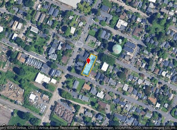 8117 N Edison St, Portland, OR Parcel Map