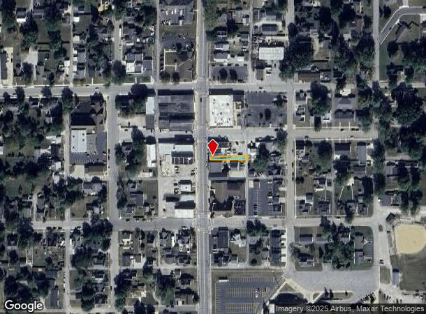  107 S Jefferson St, Ossian, IN Parcel Map