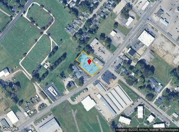  1405 S Green St, Henderson, KY Parcel Map