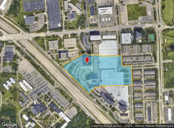  2000 Town Ctr, Southfield, MI Parcel Map