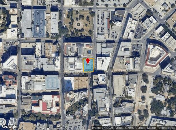  319 E Houston St, San Antonio, TX Parcel Map