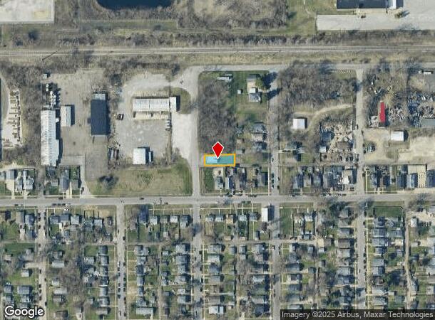  1534 Pulaski St, South Bend, IN Parcel Map