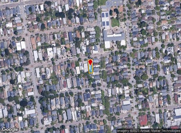 1646 Prince St, Berkeley, CA Parcel Map