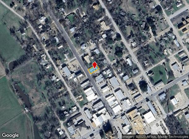  100 E Houston St, Meridian, TX Parcel Map