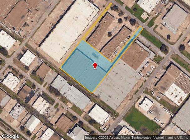  8611 Ambassador Row, Dallas, TX Parcel Map