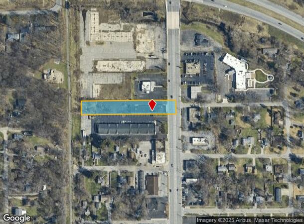  433 N Dixie Way, South Bend, IN Parcel Map