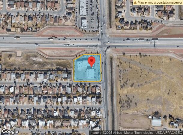  6101 Upper Valley Rd, El Paso, TX Parcel Map