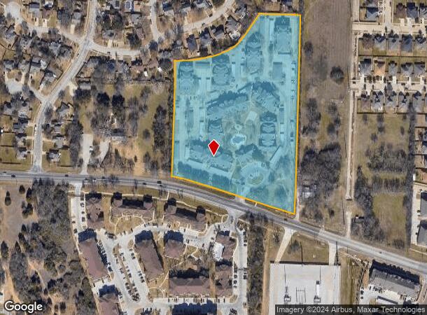  2401 E Mckinney St, Denton, TX Parcel Map