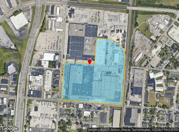  1600 Webster St, Dayton, OH Parcel Map