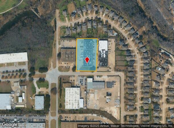 1201 E Avenue J, Grand Prairie, TX Parcel Map