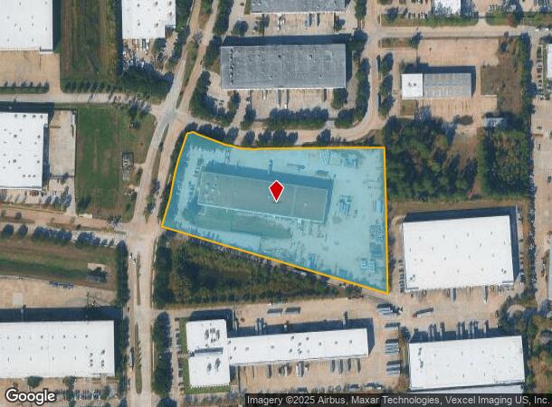  15490 Vickery Dr, Houston, TX Parcel Map