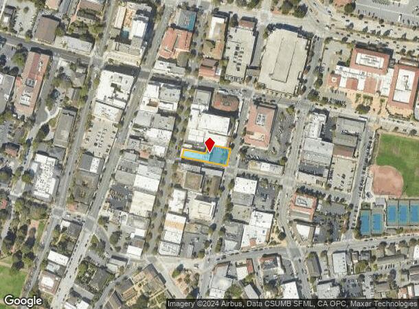  439 Alvarado St, Monterey, CA Parcel Map