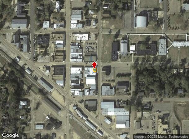  128 Choctaw St E, Magee, MS Parcel Map