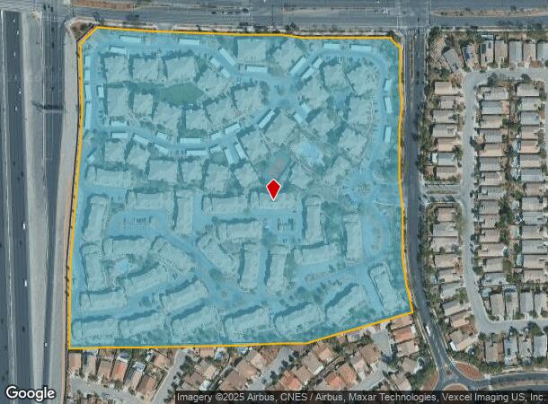 2601 S Pavilion Center Dr, Las Vegas, NV Parcel Map