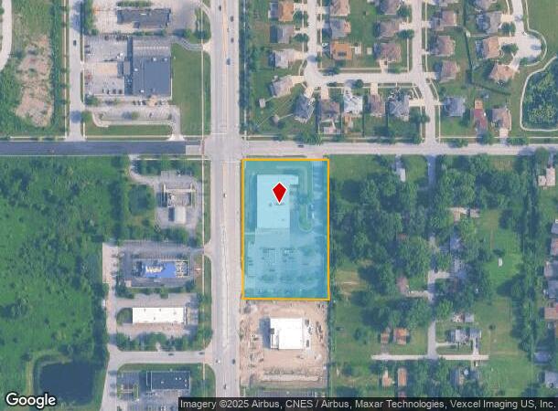 20713 S Cicero Ave, Matteson, IL Parcel Map
