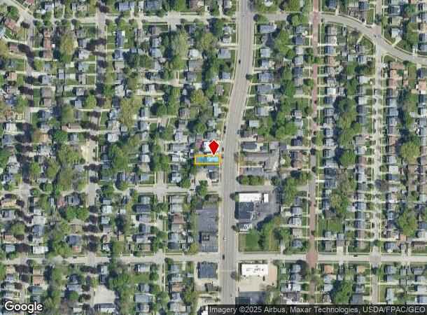  1044 N Main St, Akron, OH Parcel Map