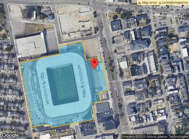  1501 Central Pkwy, Cincinnati, OH Parcel Map