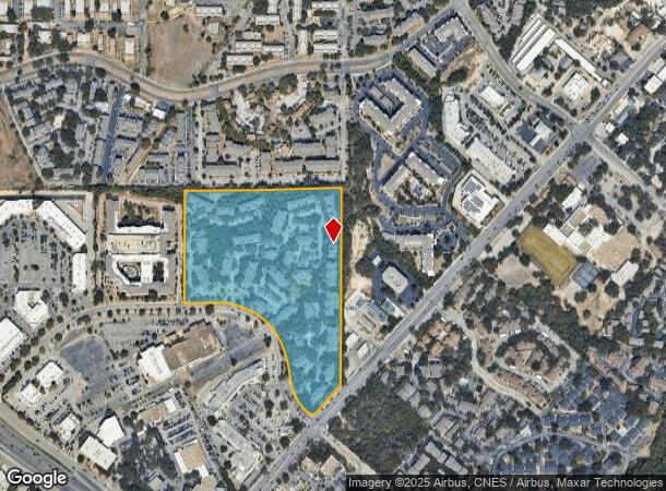  11020 Huebner Oaks, San Antonio, TX Parcel Map