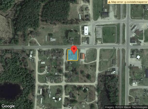  6456 Center St, Frederic, MI Parcel Map