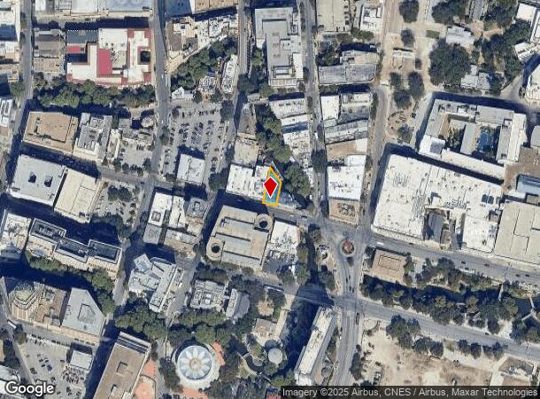  421 E Commerce St, San Antonio, TX Parcel Map