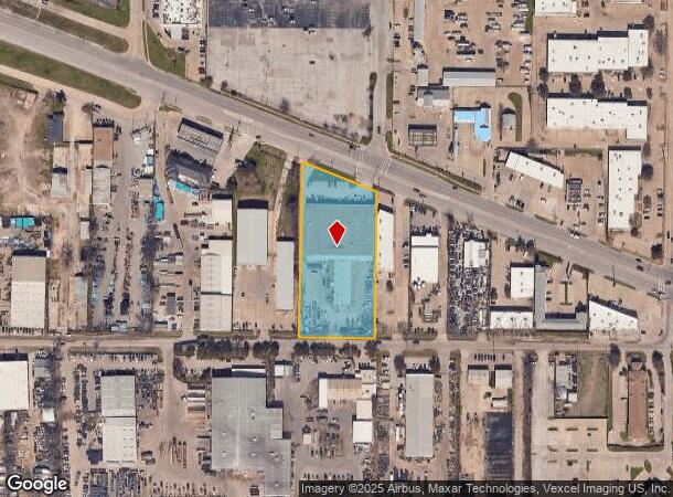  1960 W Northwest Hwy, Dallas, TX Parcel Map