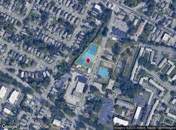  58 Pershing Ave, Poughkeepsie, NY Parcel Map