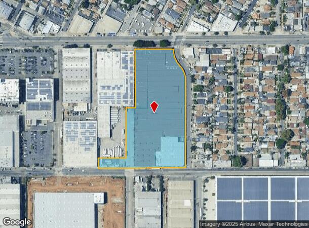  3700 E Olympic Blvd, Los Angeles, CA Parcel Map