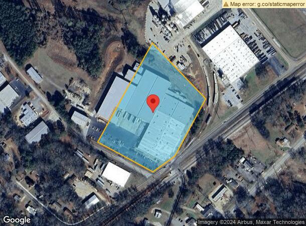  1500 Industrial Blvd, Madison, GA Parcel Map