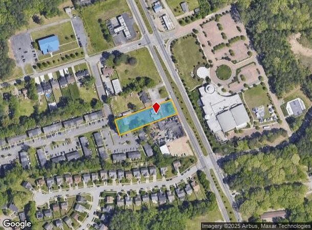 15203B Warwick Blvd, Newport News, VA Parcel Map