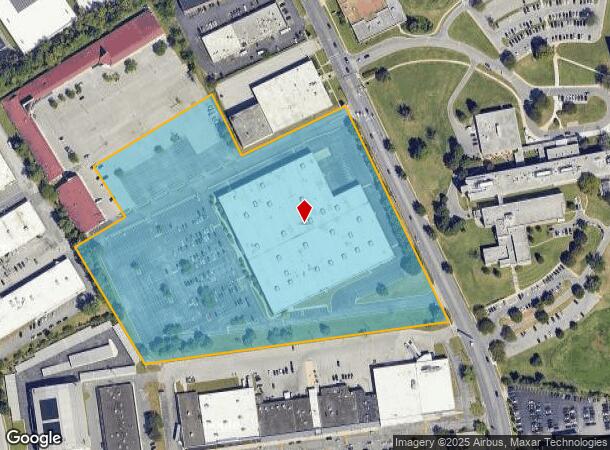  1718 Woodlawn Dr, Gwynn Oak, MD Parcel Map