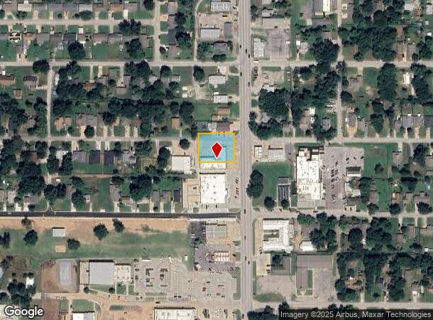  1602 S Main St, Sapulpa, OK Parcel Map