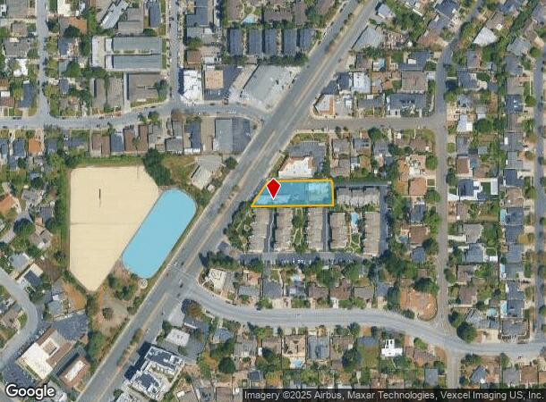  2940 S Bascom Ave, San Jose, CA Parcel Map