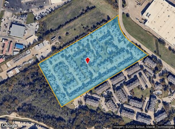  1751 Towne Crossing Blvd, Mansfield, TX Parcel Map